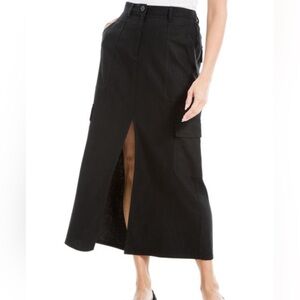Cargo Maxi A Line Skirt